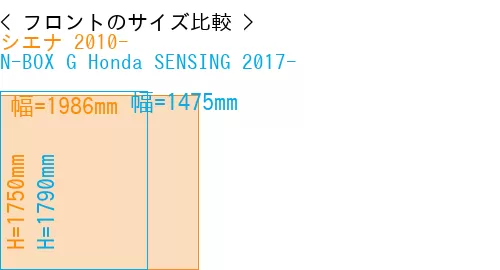 #シエナ 2010- + N-BOX G Honda SENSING 2017-